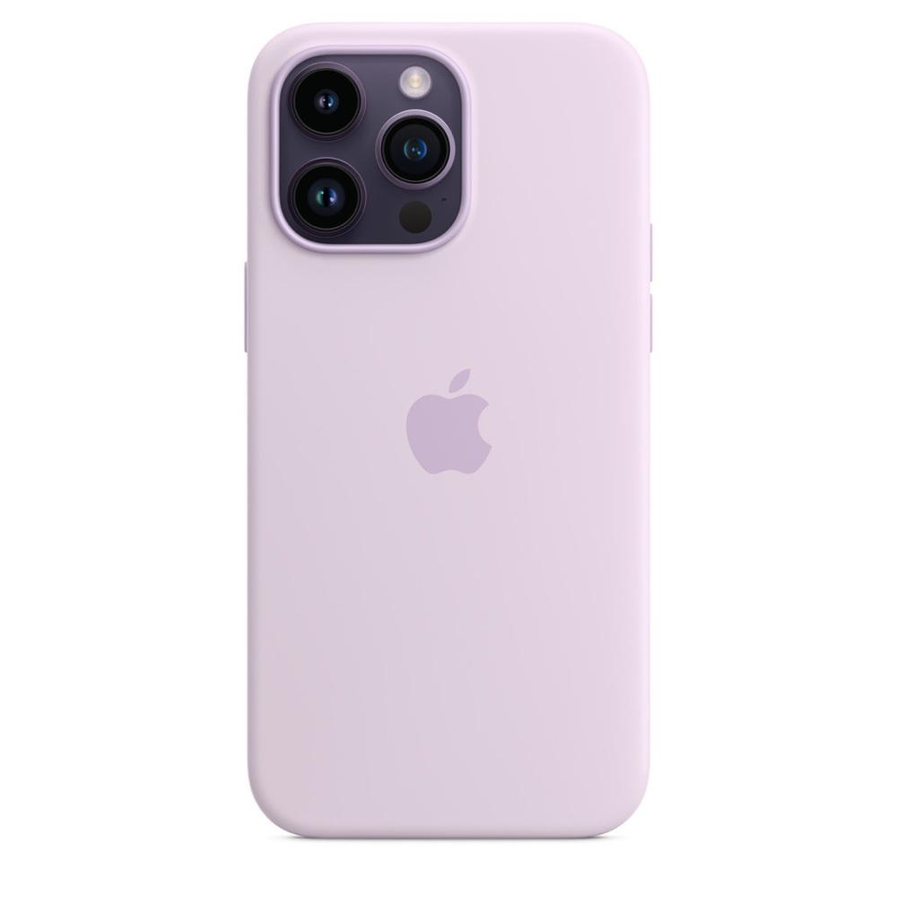 iPhone 14 Pro Max Silicone Case with MagSafe - Lilac